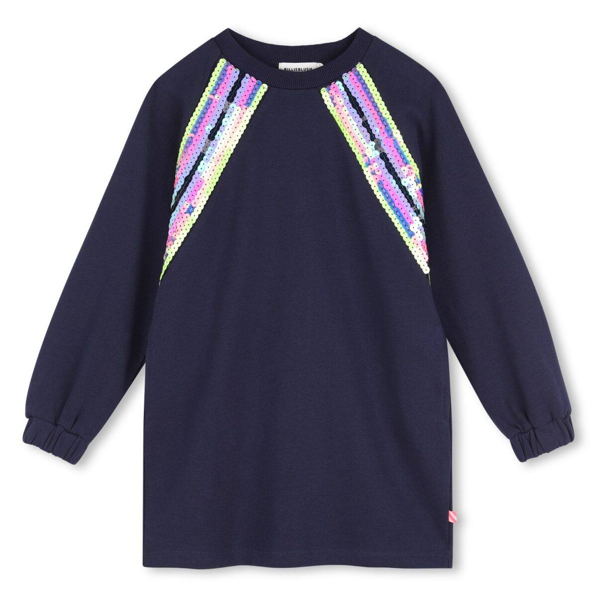 ROBE BLEU A SEQUIN