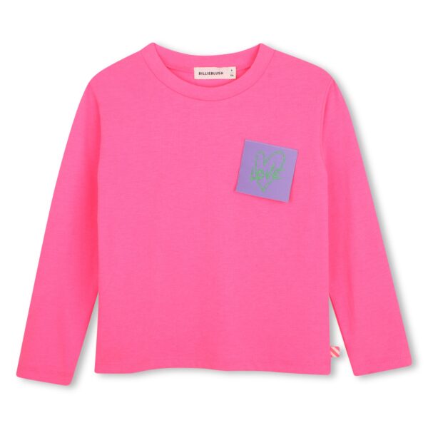 TEE SHIRT MANCHES LONGUES STORM PINK