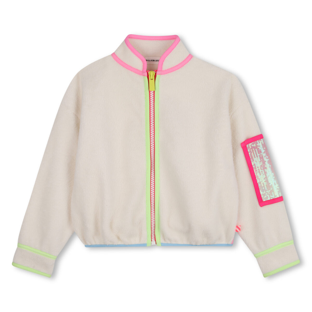 CARDIGAN BLANC FLUO