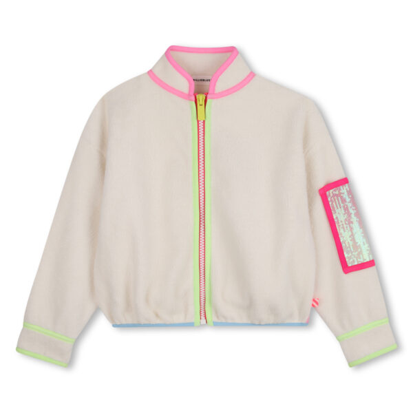 CARDIGAN BLANC FLUO
