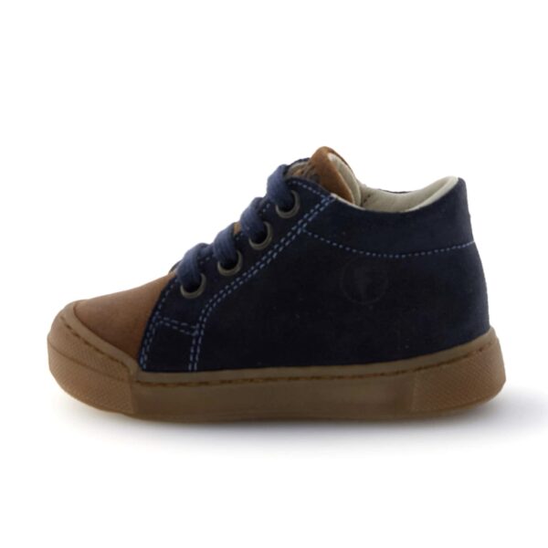 2C57 SNEAKERS ZIP SUEDE BLEU