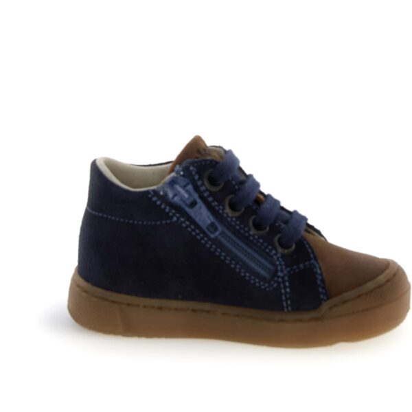 2C57 SNEAKERS ZIP SUEDE BLEU