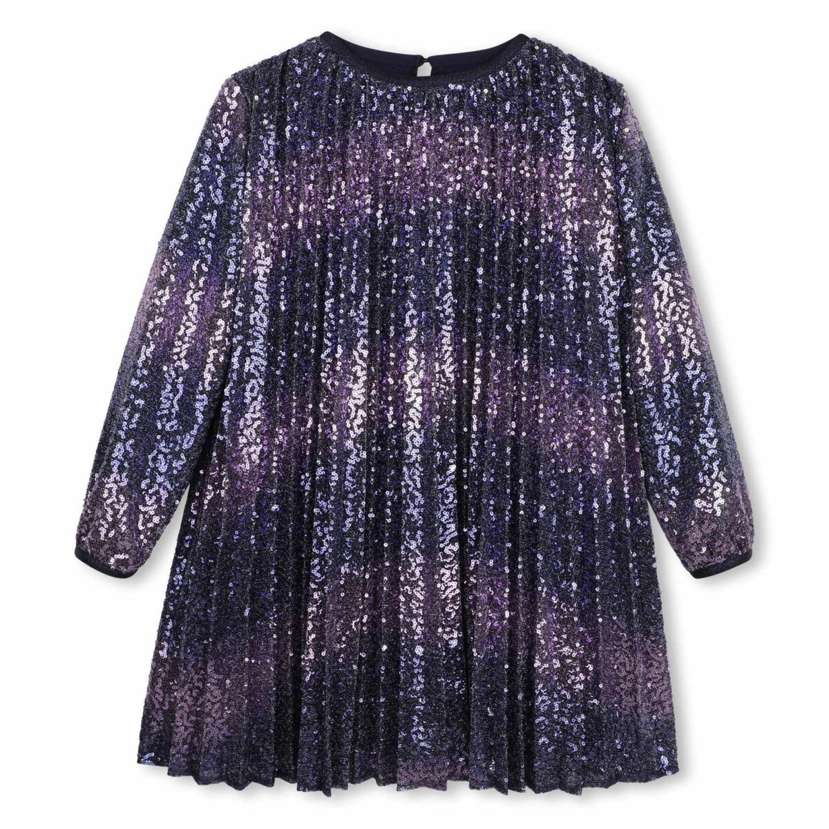 Robe plissée sequins