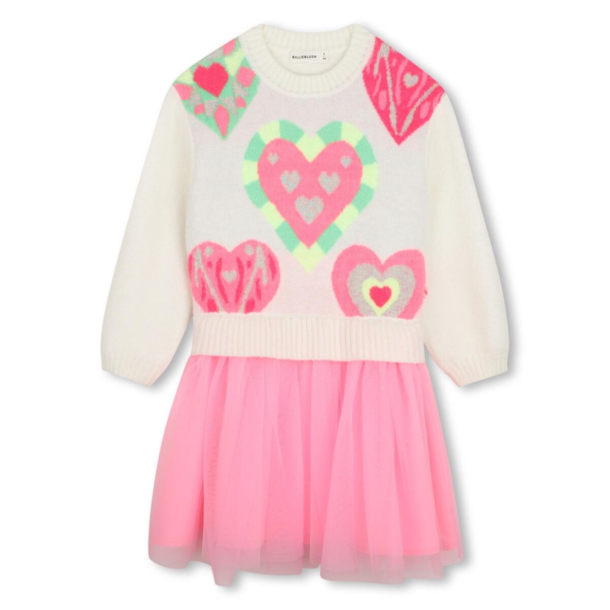 Robe 2 en 1 coeurr paillettes