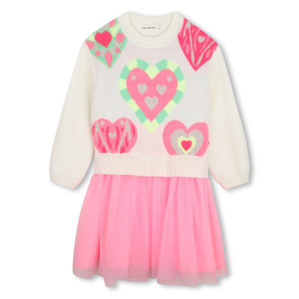 Robe 2 en 1 coeurr paillettes